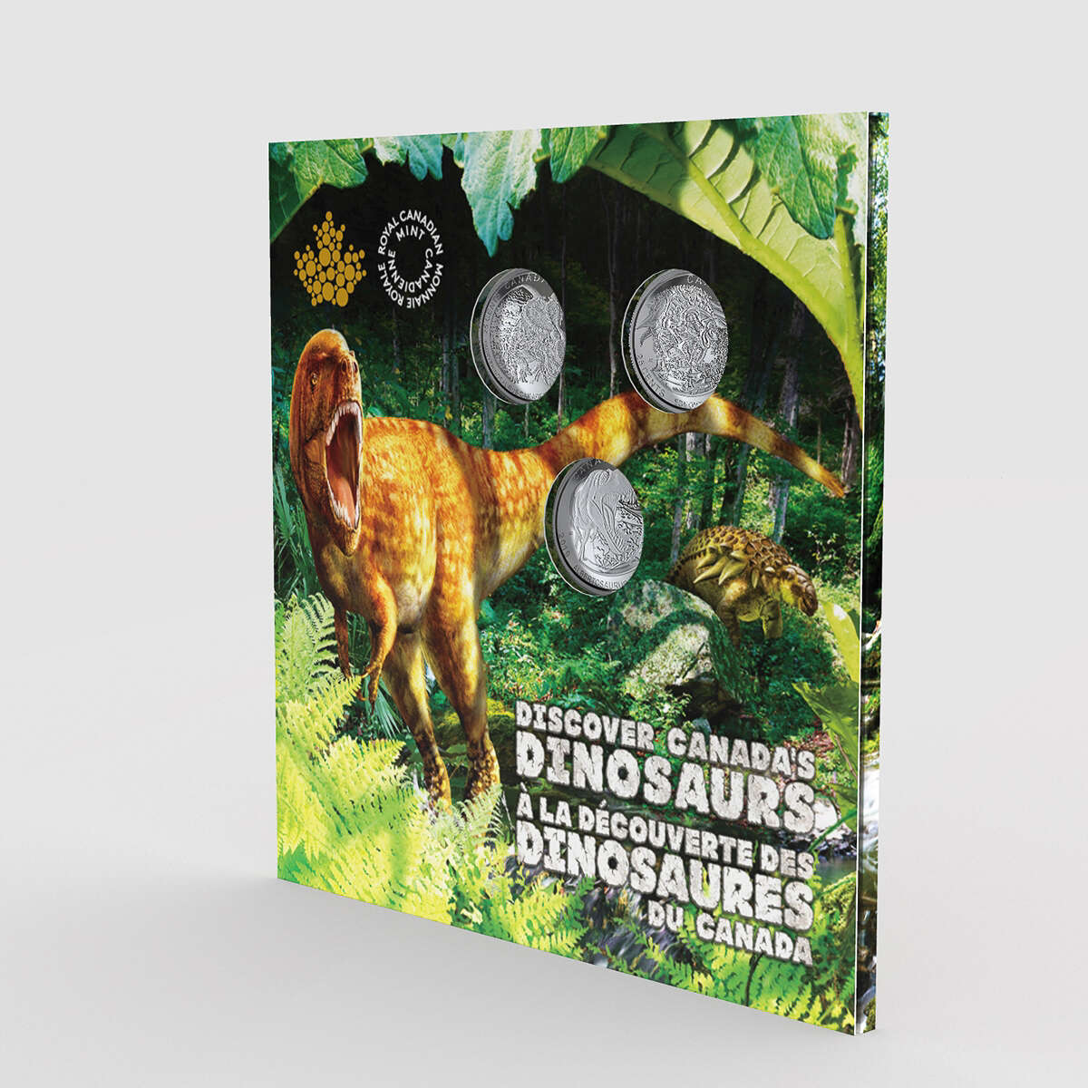 2019 25-Cent Dinosaurs of Canada Set - 3 Coin Set