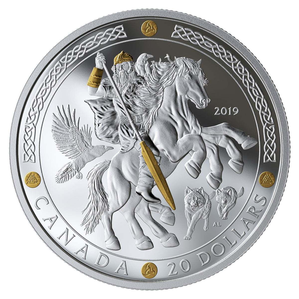 2019 $20 Norse Gods - Pure Silver 3 Coin Set
