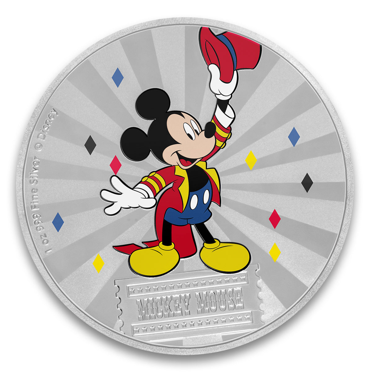 2019 $2 Mickey & Friends: Mickey Mouse - Pure Silver Coin
