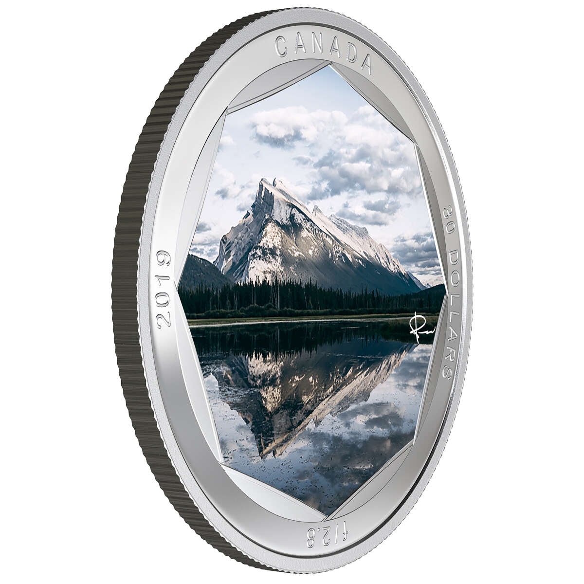 2019 $30 Peter McKinnon Photo Series: Mount Rundle - Pure Silver Coin