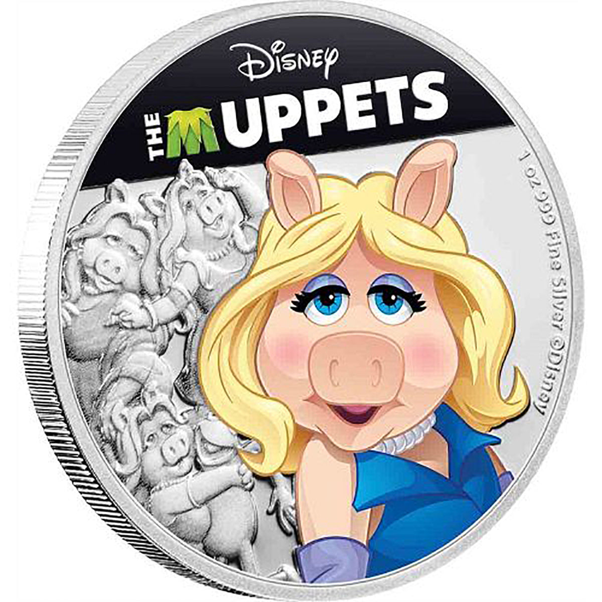 2019 $2 The Muppets: Miss Piggy - Pure Silver Coin