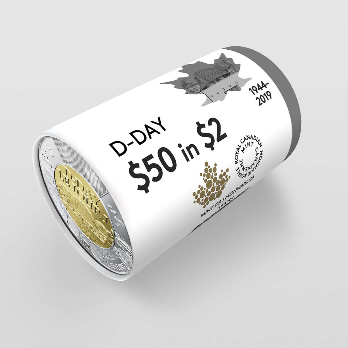 2019 $2 D-Day Special Wrap Roll (Non-Coloured)