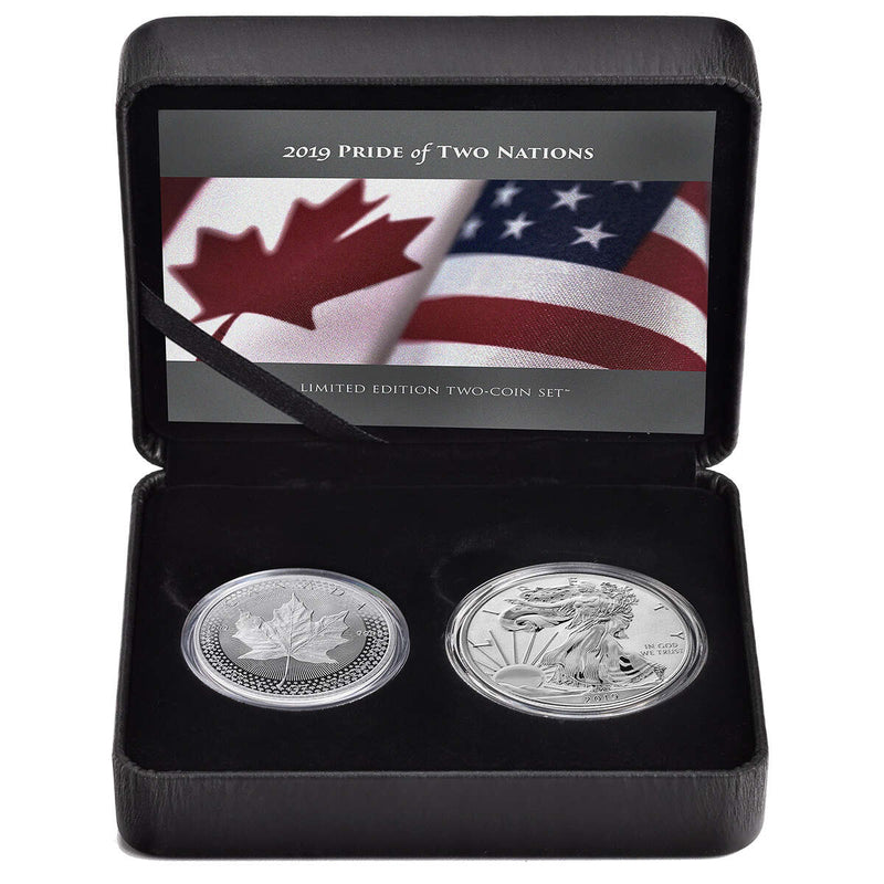 2019 $1 Pride Of Two Nations - Pure Silver 2-Coin Set