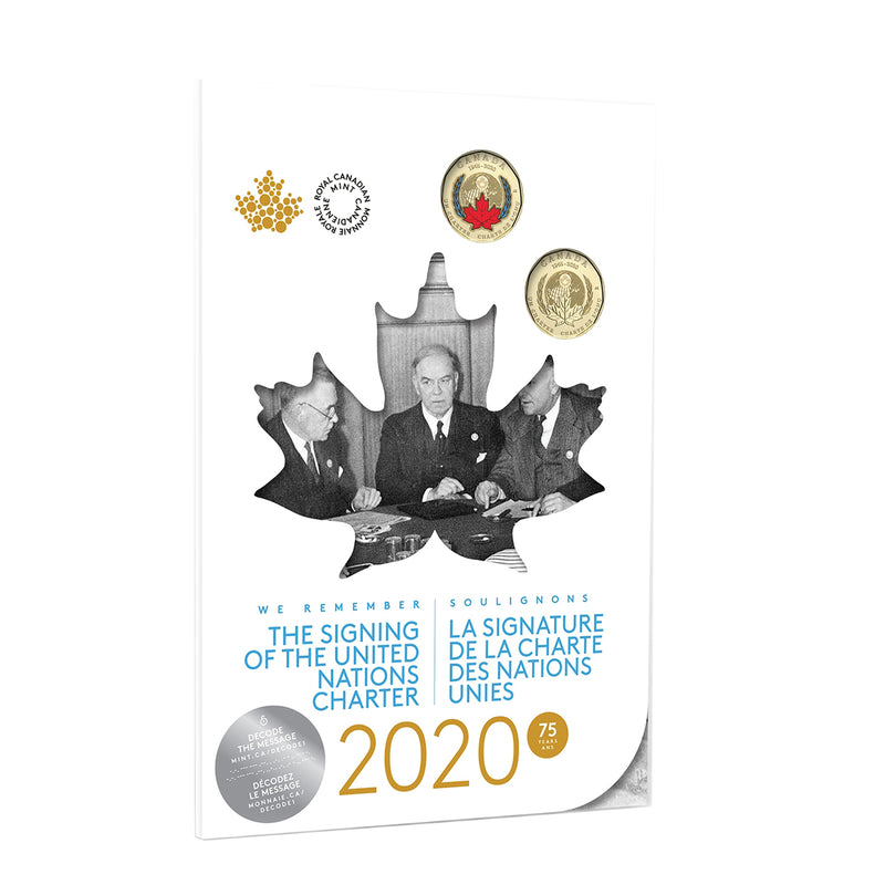 2020 75th Anniversary of the Signing Of The United Nations Charter Collector Keepsake Card