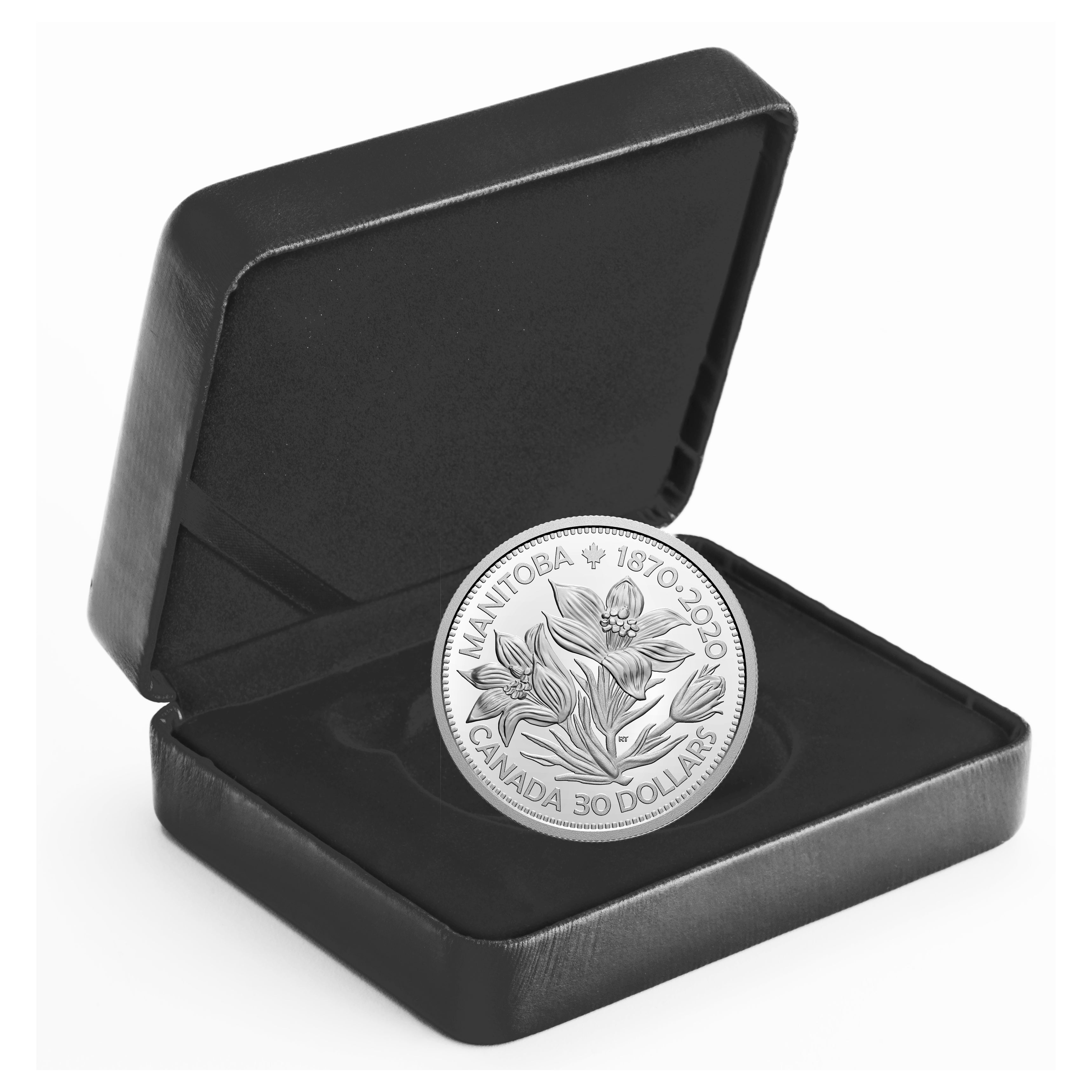 2020 $30 Manitoba 150: United in Celebration - Pure Silver Coin