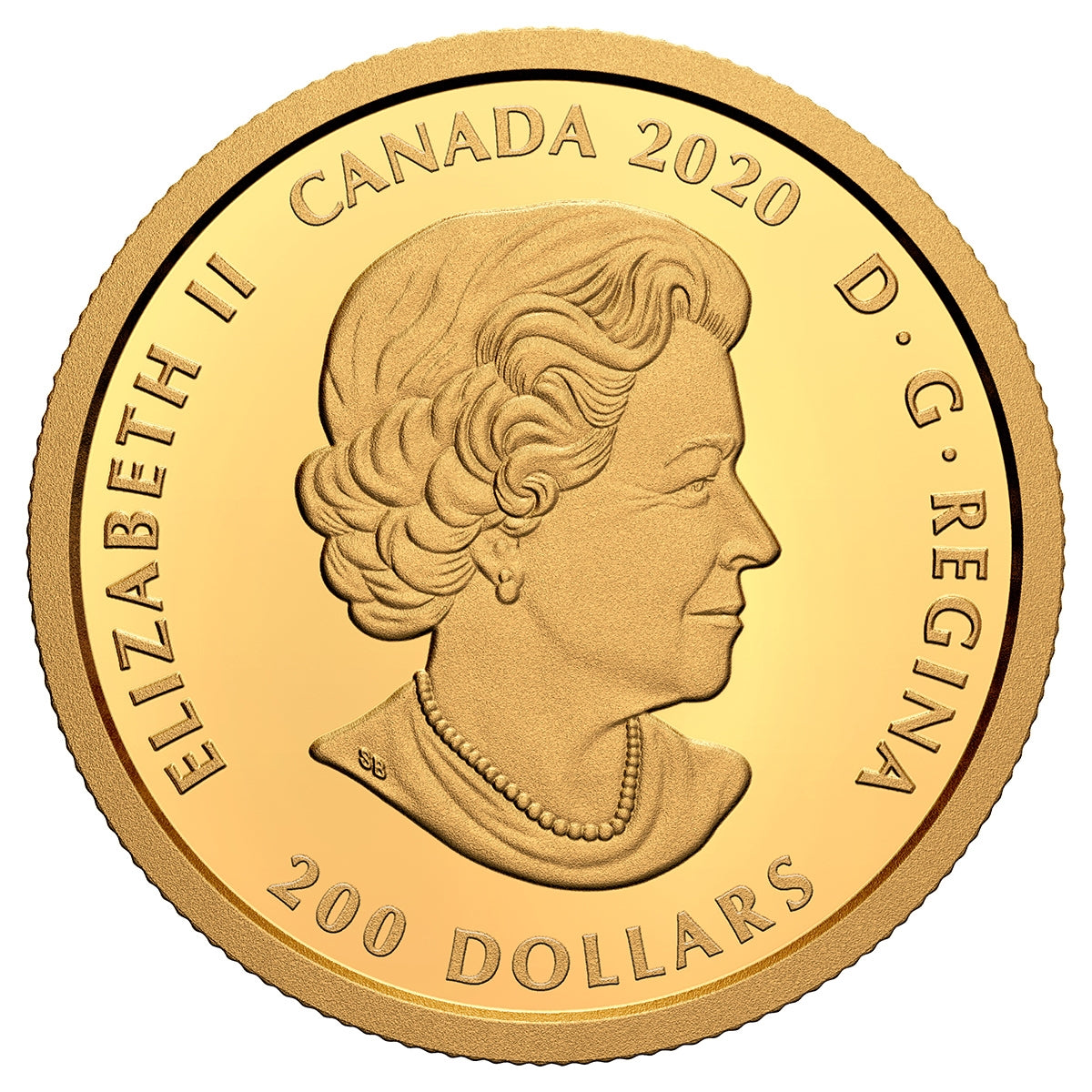 2020 $200 Bill Reid: <i>Xhuwaji, Haida Grizzly Bear</i> - Pure Gold Coin