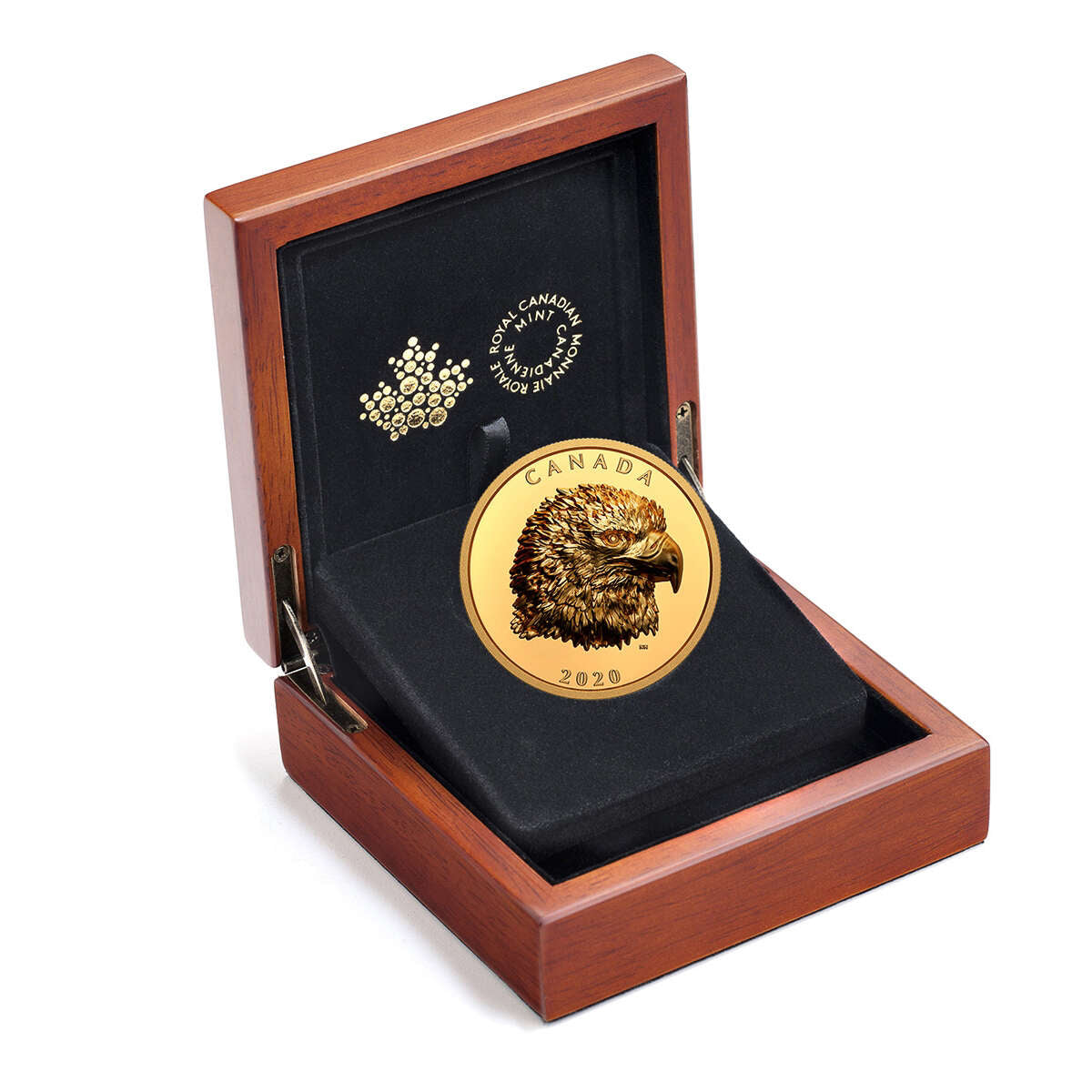 2020 $250 Proud Bald Eagle - Pure Gold Coin