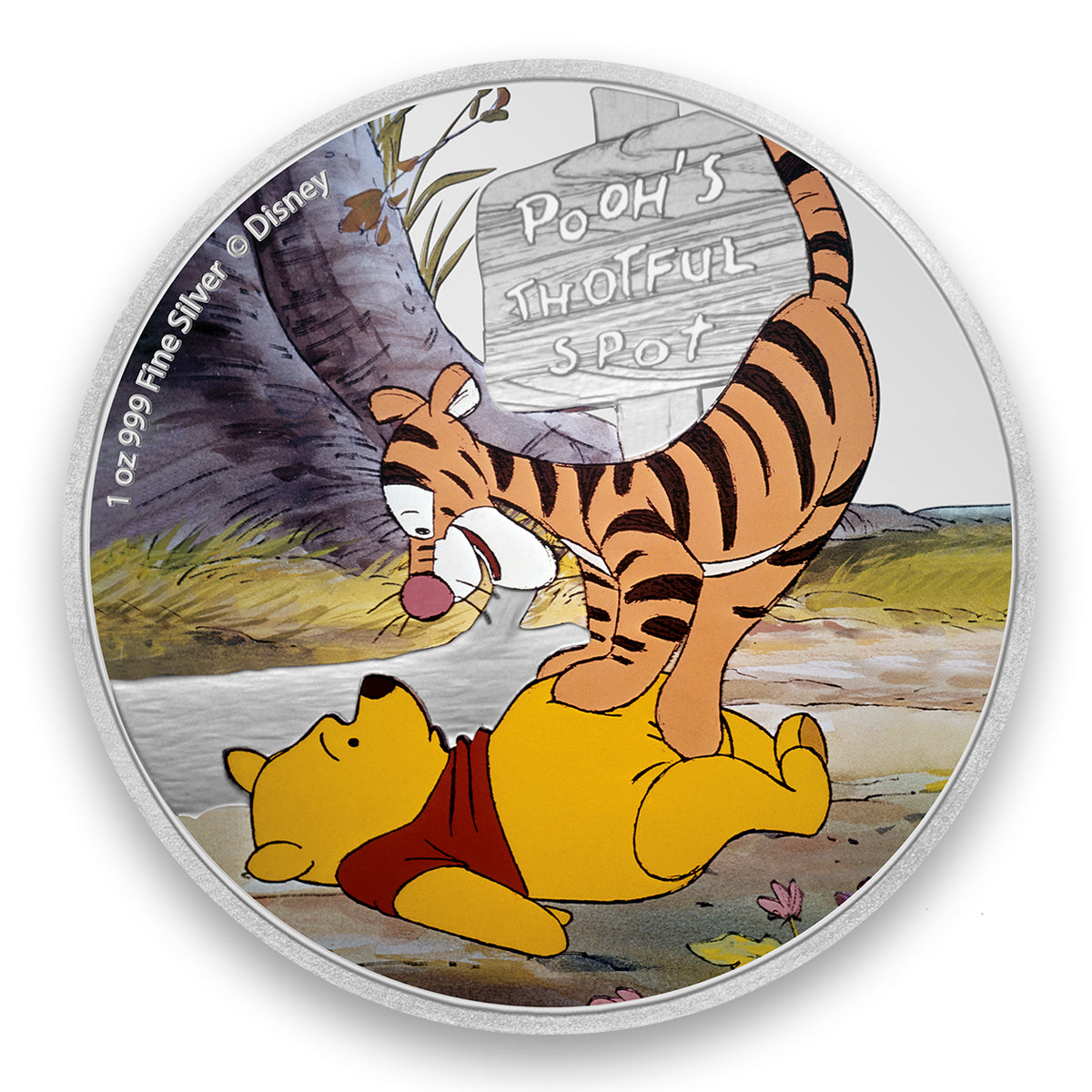 2020 $2 Winnie the Pooh: Pooh & Tigger - Pure Silver Coin