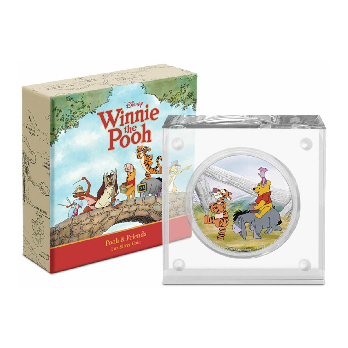 2021 $2 Winnie the Pooh: Pooh and Friends - Pure Silver Coin