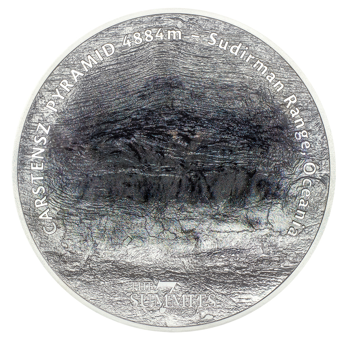 2020 $25 7 Summits: Carstensz Pyramid - Pure Silver Coin