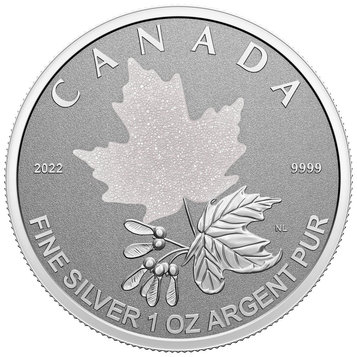 2022 A Radiant Crown Pure Silver Maple Leaf Fractional Set