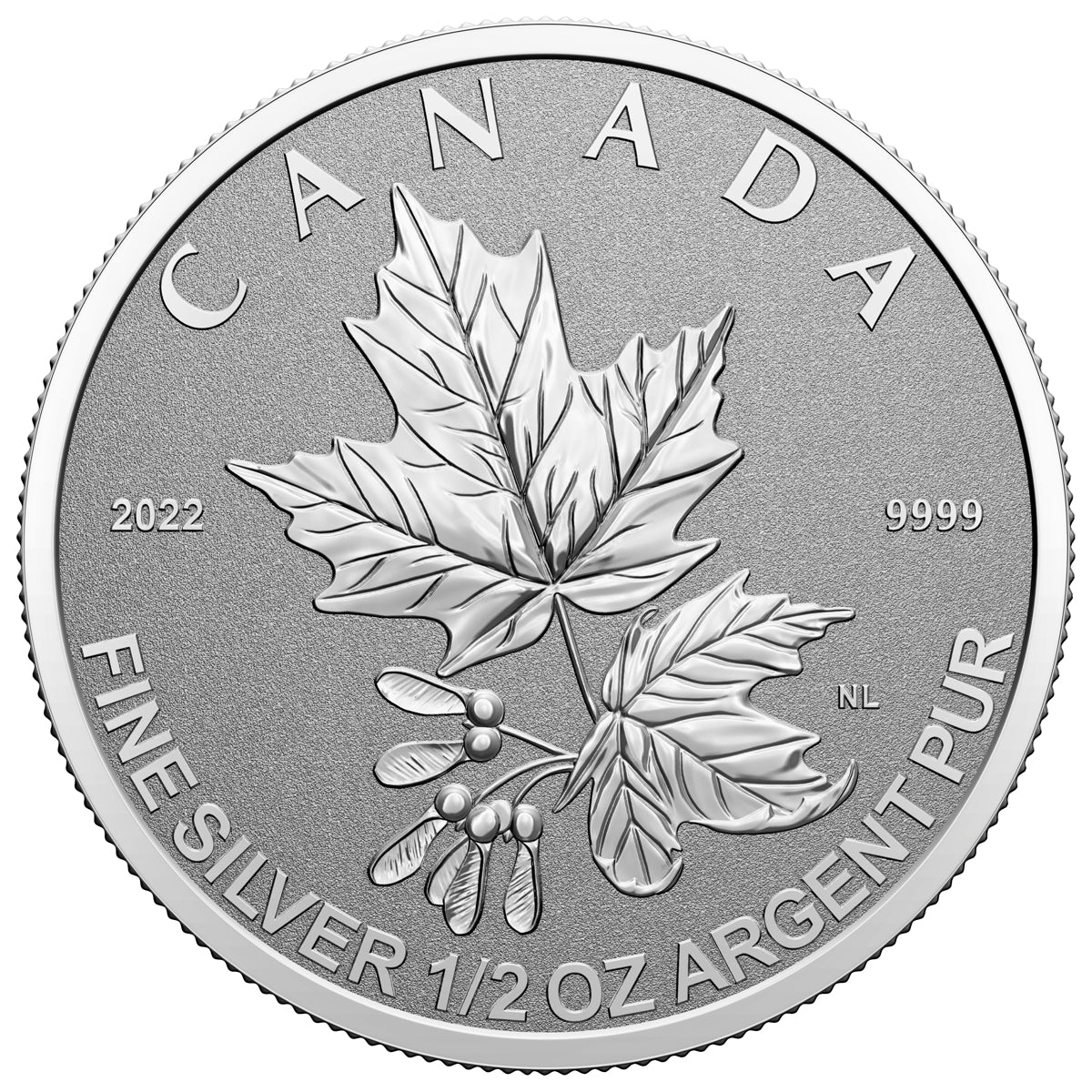 2022 A Radiant Crown Pure Silver Maple Leaf Fractional Set