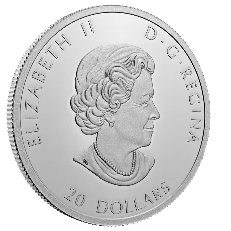 2021 $20 A Wreath of Remembrance: Lest We Forget - Pure Silver Coin