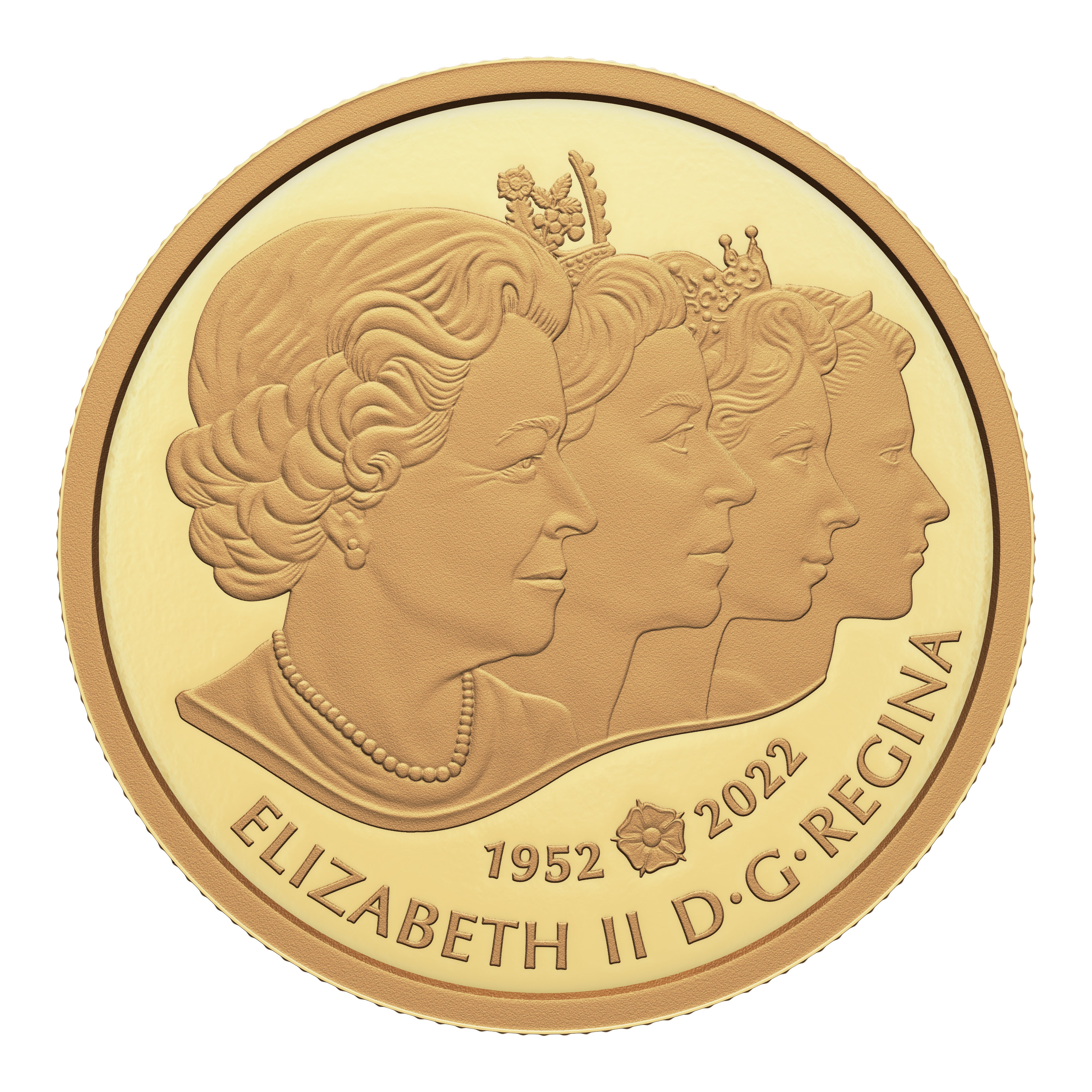 2022 $200 Queen Elizabeth II's Royal Cypher - Pure Gold Coin