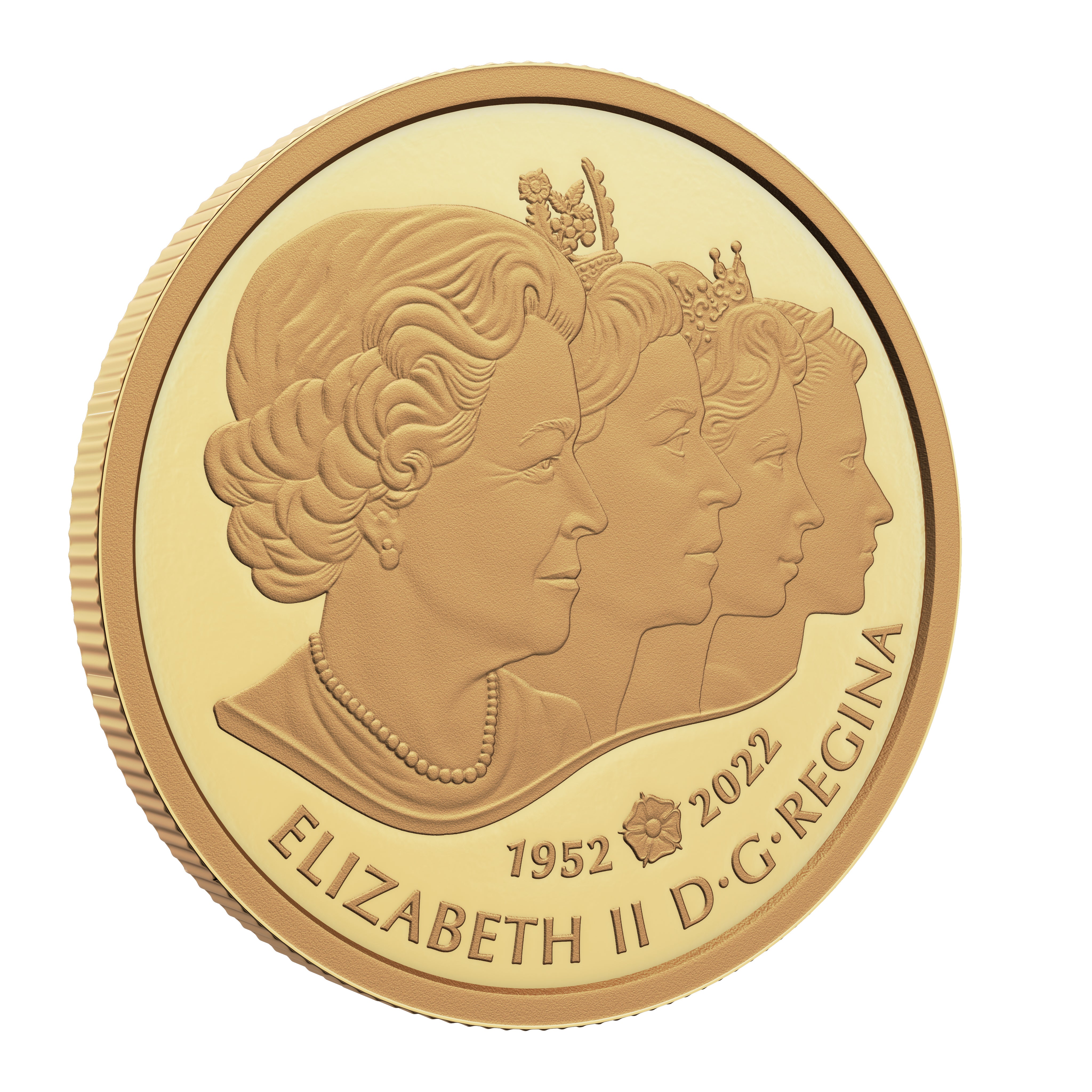 2022 $200 Queen Elizabeth II's Royal Cypher - Pure Gold Coin