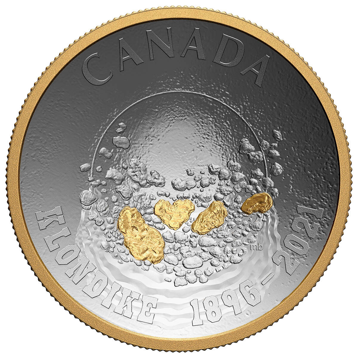 2021 $25 125th Anniversary of the Klondike Gold Rush - Pure Silver Coin