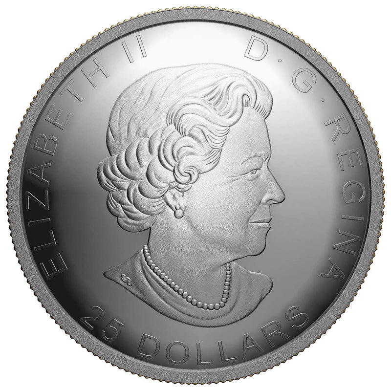 2021 $25 125th Anniversary of the Klondike Gold Rush - Pure Silver Coin