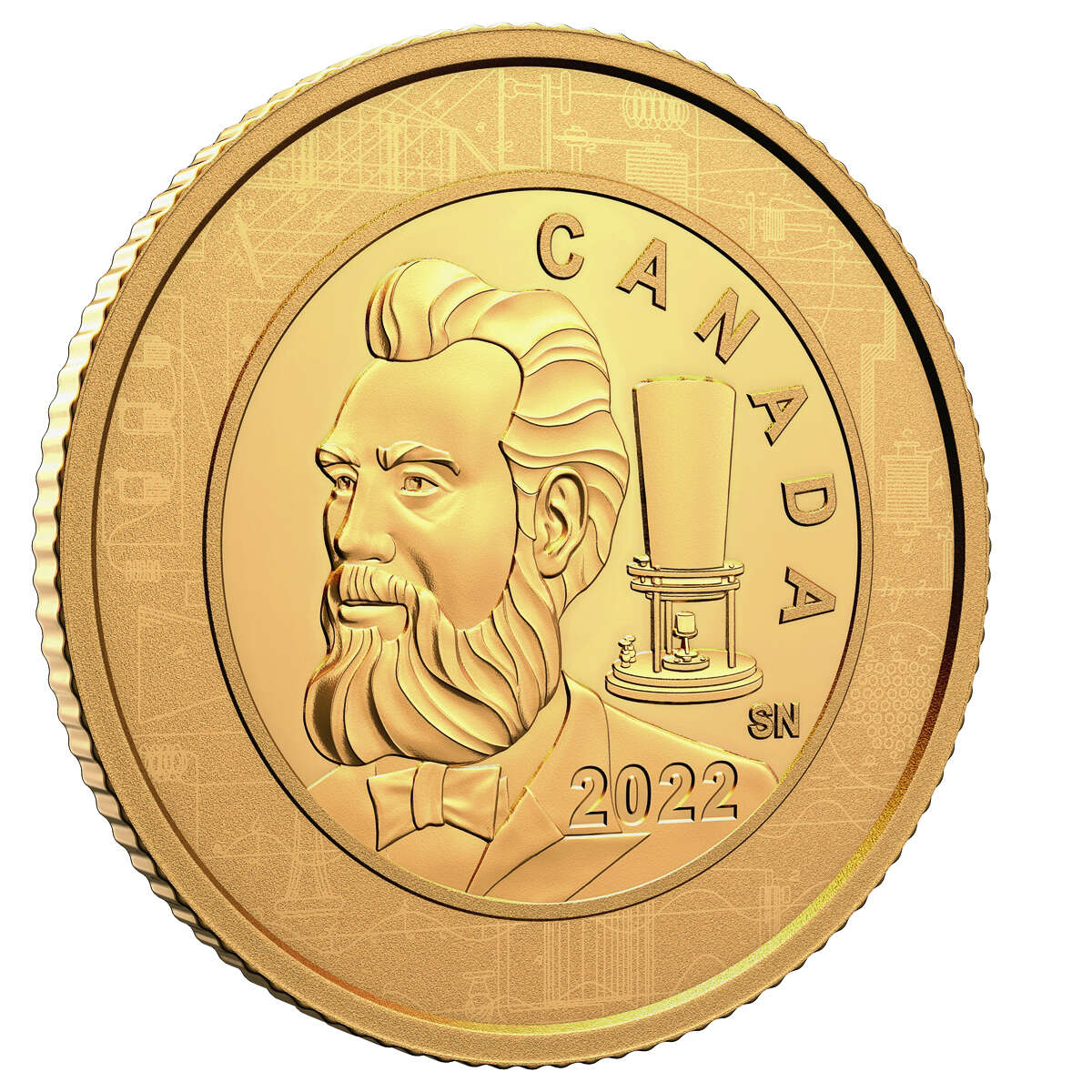 2022 $100 Alexander Graham Bell: Great Inventor - Pure Gold Coin