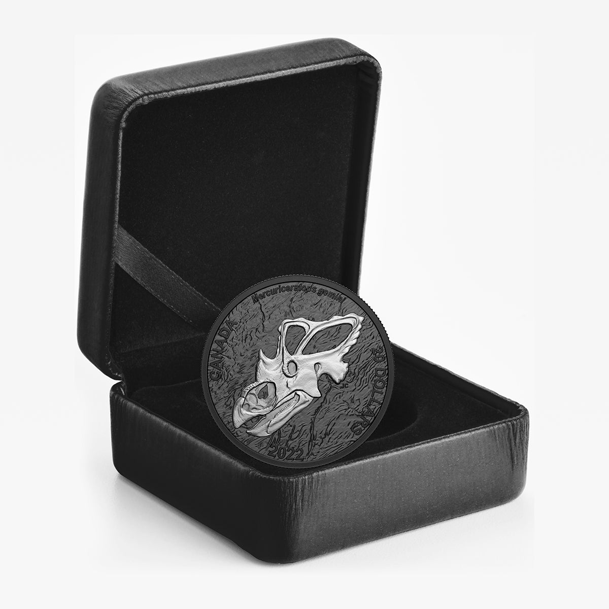 2022 $20 Discovering Dinosaurs: Mercury's Horned Face - Pure Silver Co