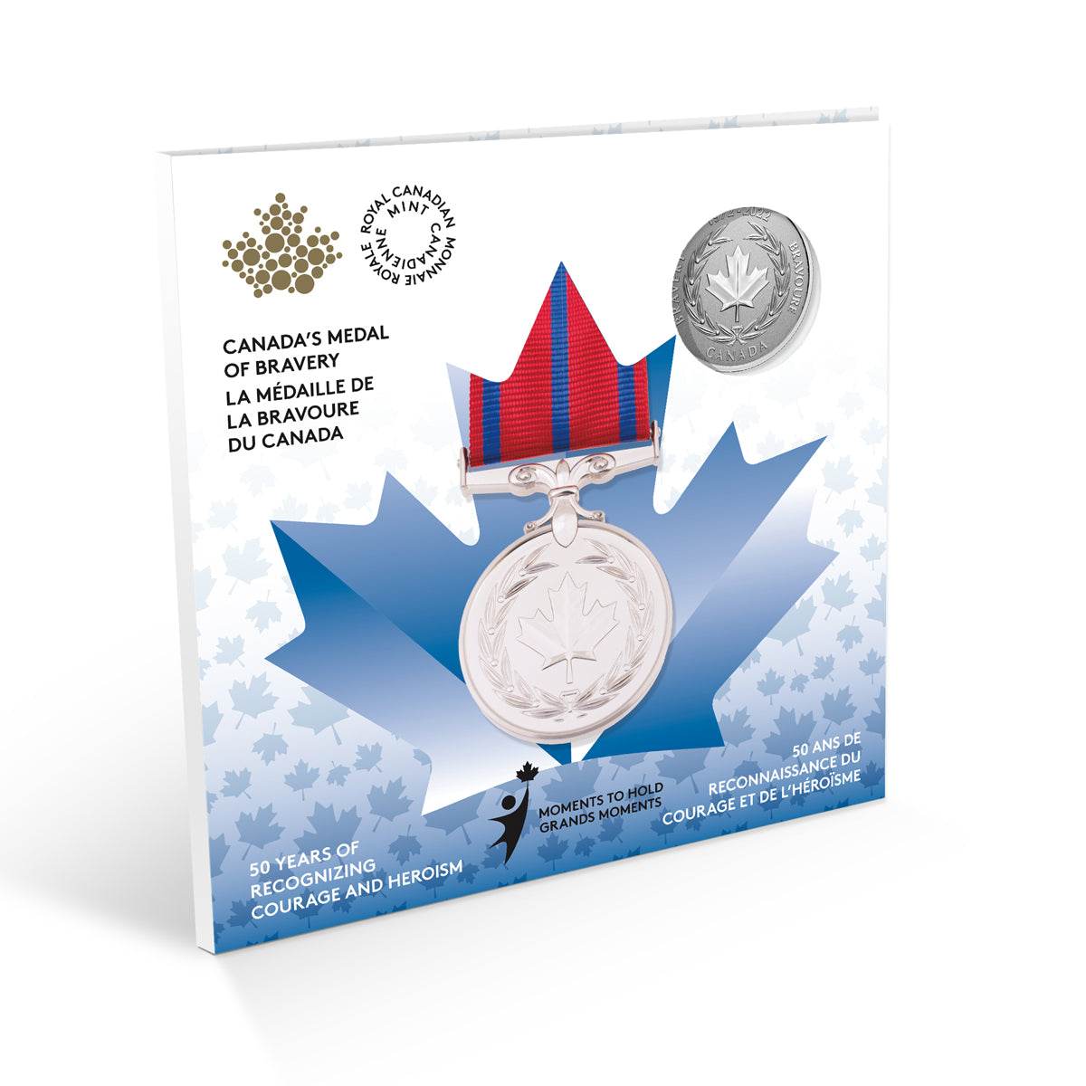 2022 $5 Moments to Hold: 50th Anniversary of the Medal of Bravery - Pure Silver Coin