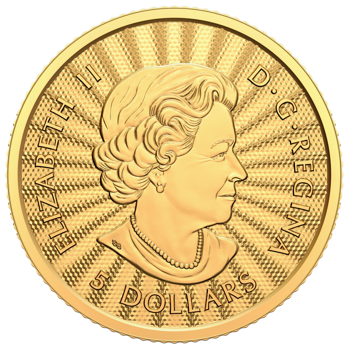 2022 $5 The Majestic Polar Bear - Pure Gold Coin