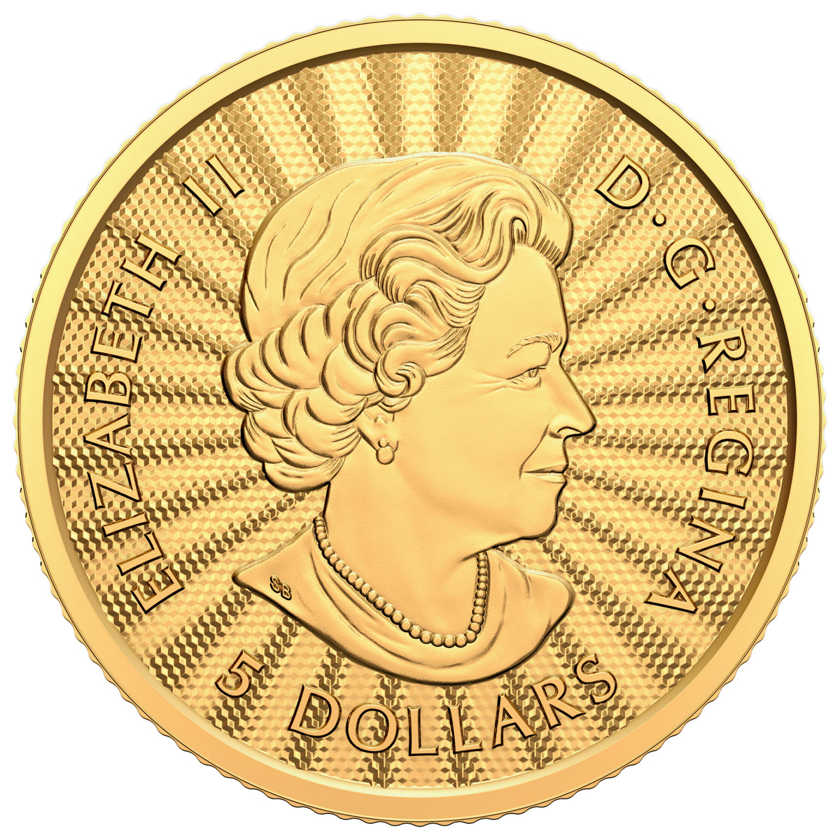 2022 $5 Majestic Polar Bear: First Strikes - Pure 1/10th oz Gold Coin