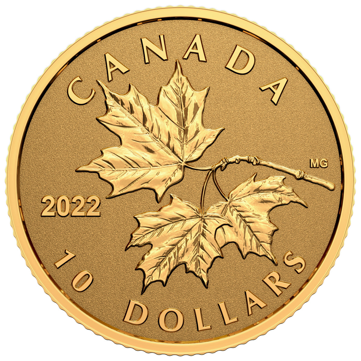 2022 $10 Everlasting Maple Leaf - Pure Gold Coin