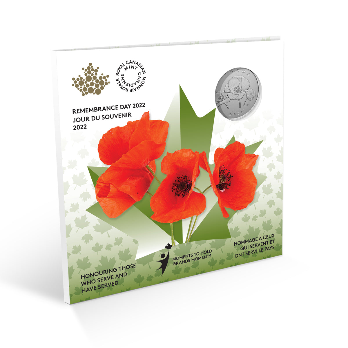 2022 $5 Moments to Hold Remembrance Day - Pure Silver Coin