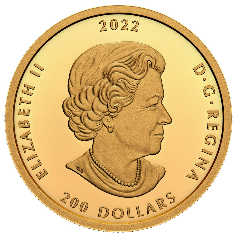 2022 $200 175th Anniversary of the Birth of Alexander Graham Bell - Pure Gold Coin