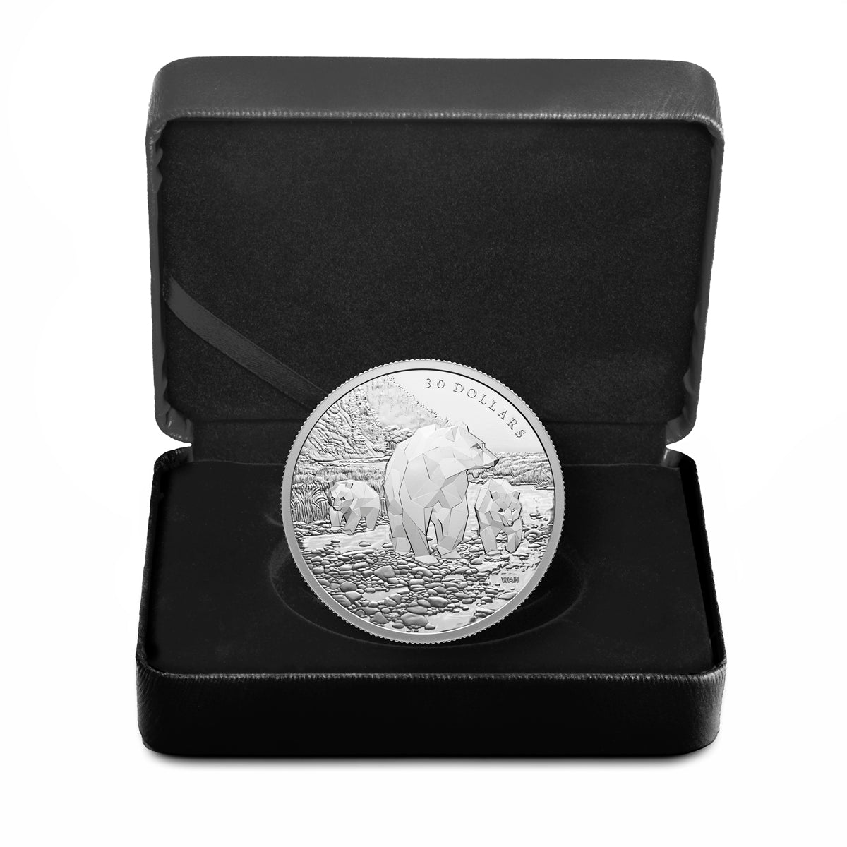 2023 $30 Multifaceted Animal Family: Grizzly Bears - Pure Silver Coin