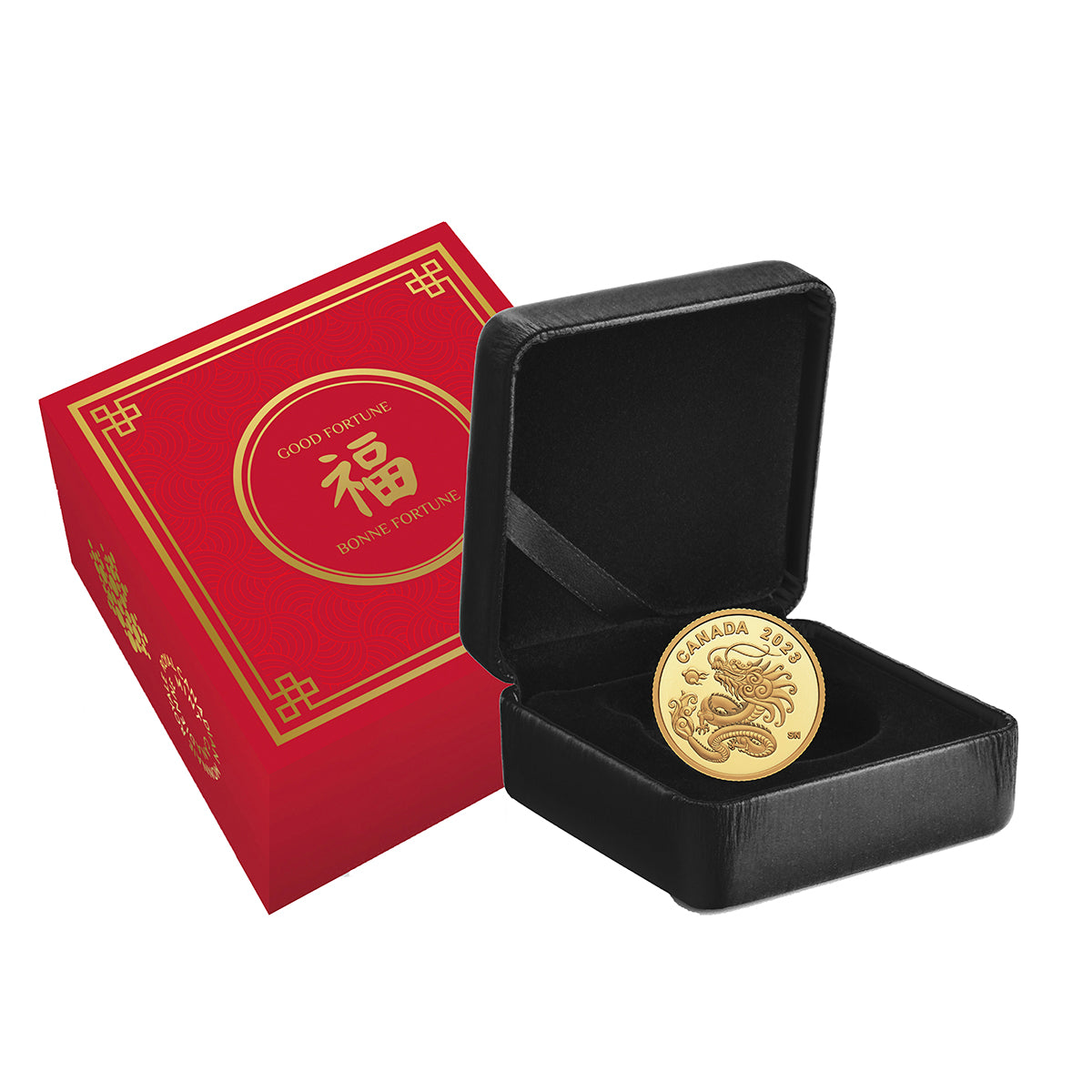 2023 $8 Heavenly Dragon - Pure Gold Coin