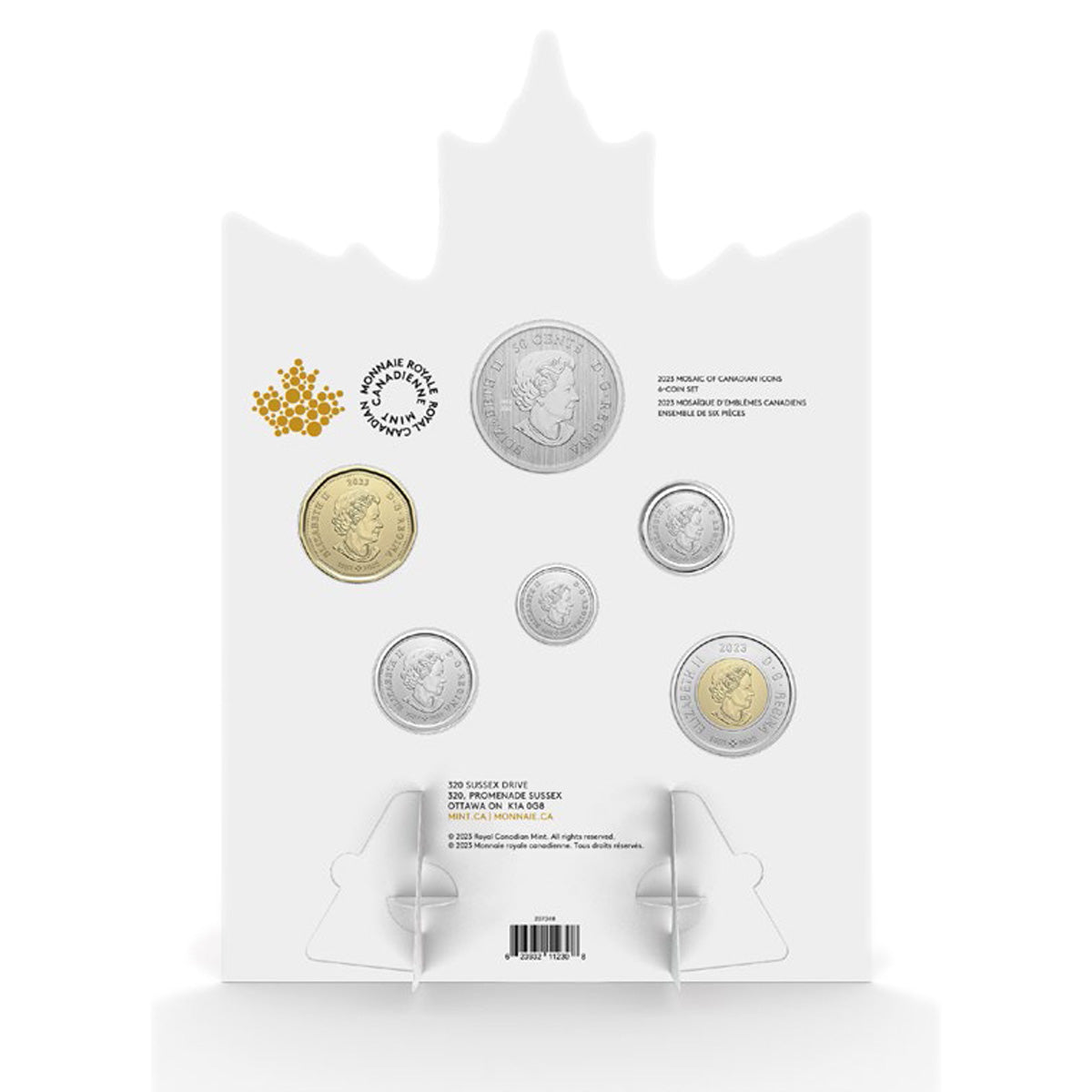 2023 Mosaic of Canadian Icons - 6-Coin Set