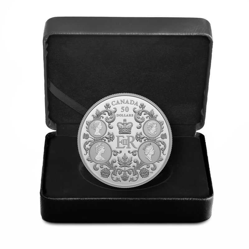 2022 $50 Queen Elizabeth II's Reign - Fine Silver Coin