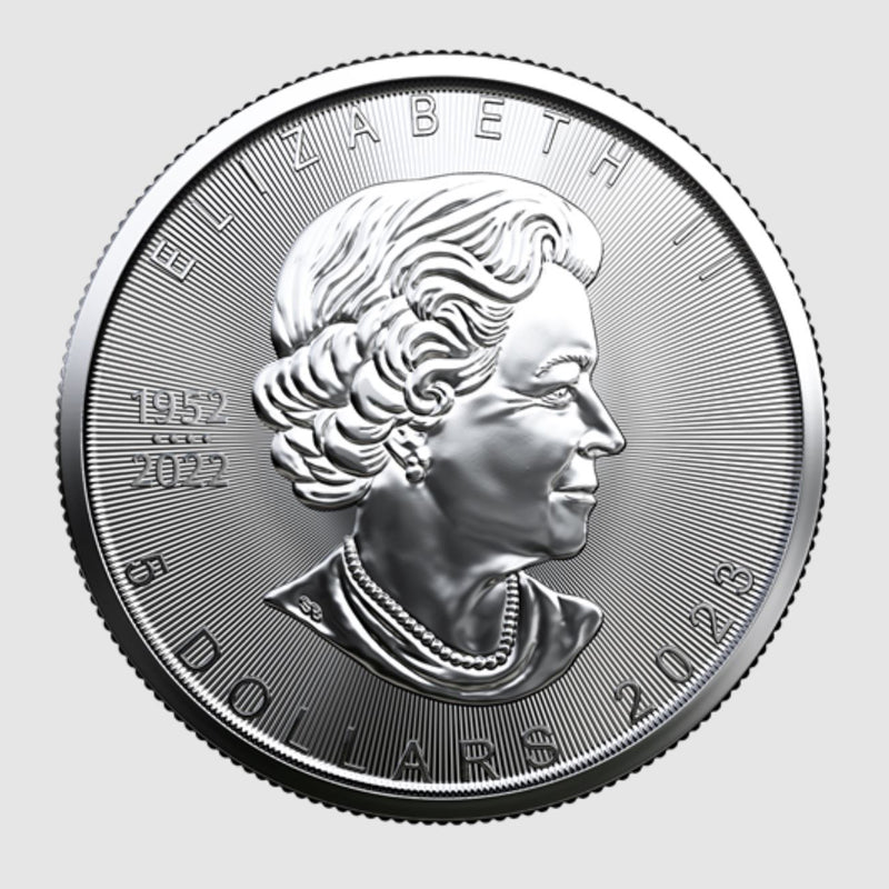 2023 $5 Treasured Silver Maple Leaf: Congratulations - Pure Silver Premium Bullion Coin