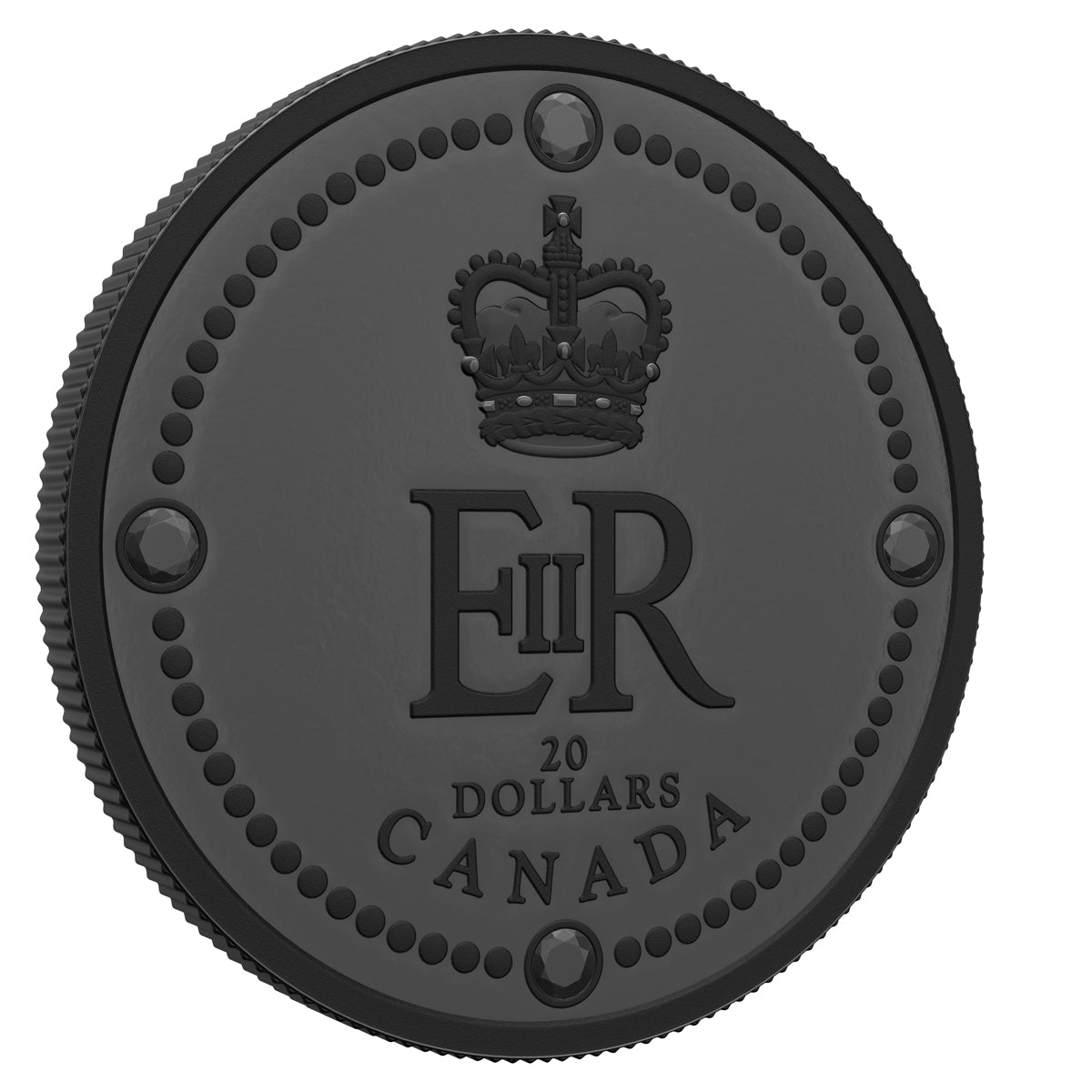 2022 $20 Queen Elizabeth II's Royal Cypher - Pure Silver Coin