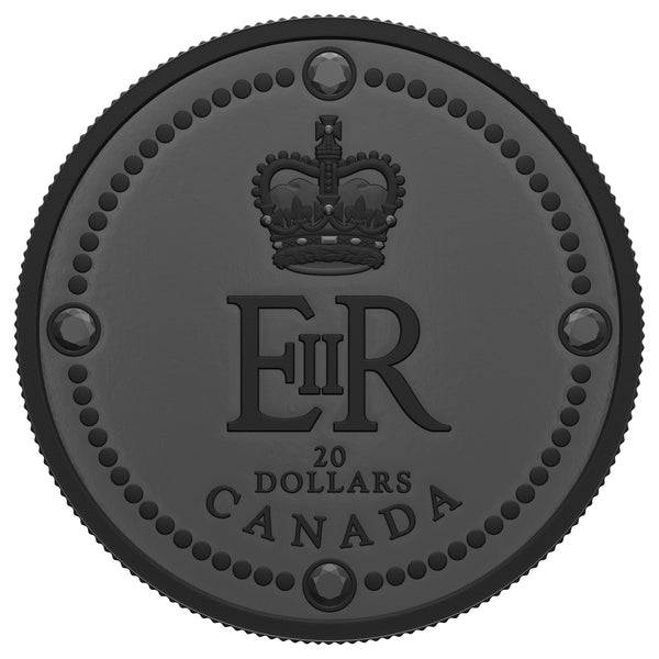 2022 $20 Queen Elizabeth II's Royal Cypher - Pure Silver Coin