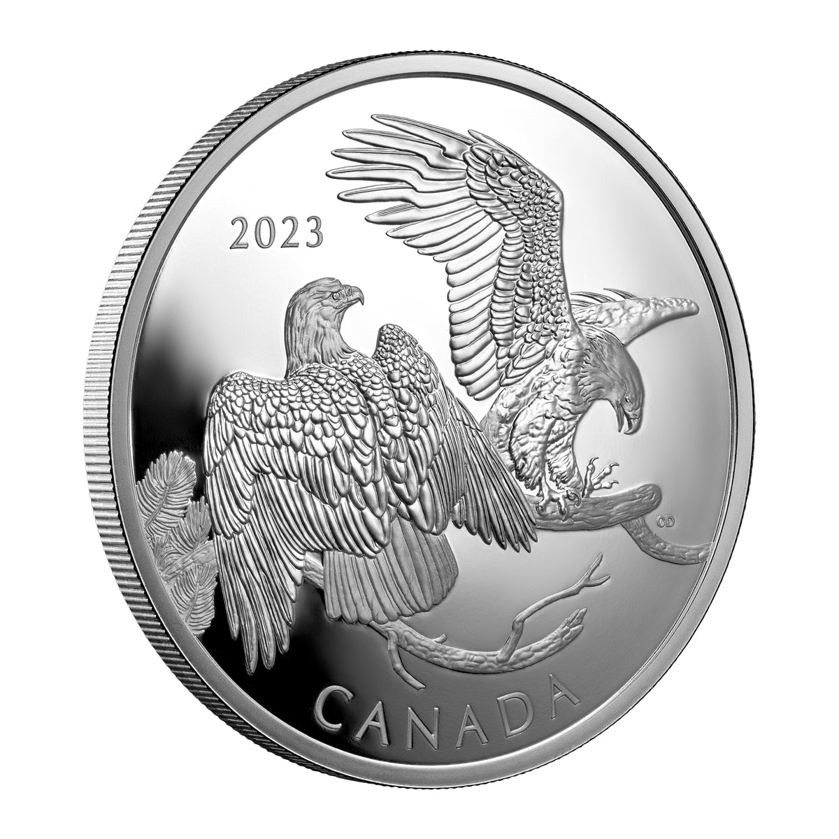 2023 $30 The Striking Bald Eagle - Pure Silver Coin <i>(No Certificate)</i>