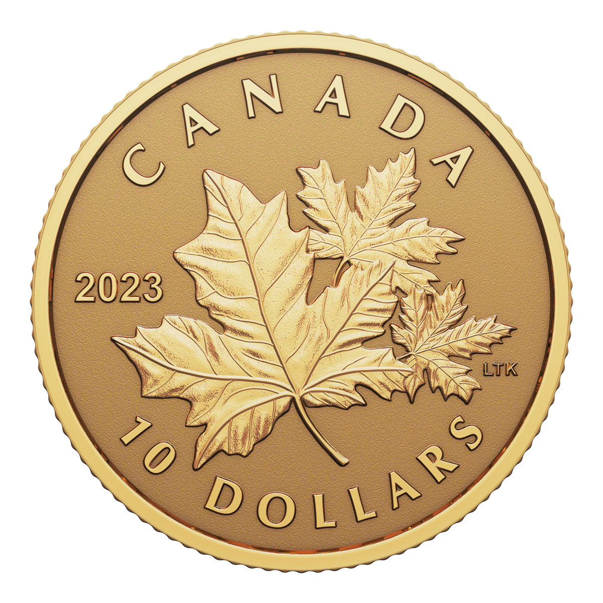 2023 $10 Everlasting Maple Leaf - Pure Gold Coin