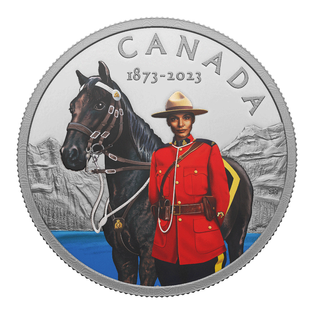 2023 $20 150th Anniversary of the RCMP - Pure Silver Coin