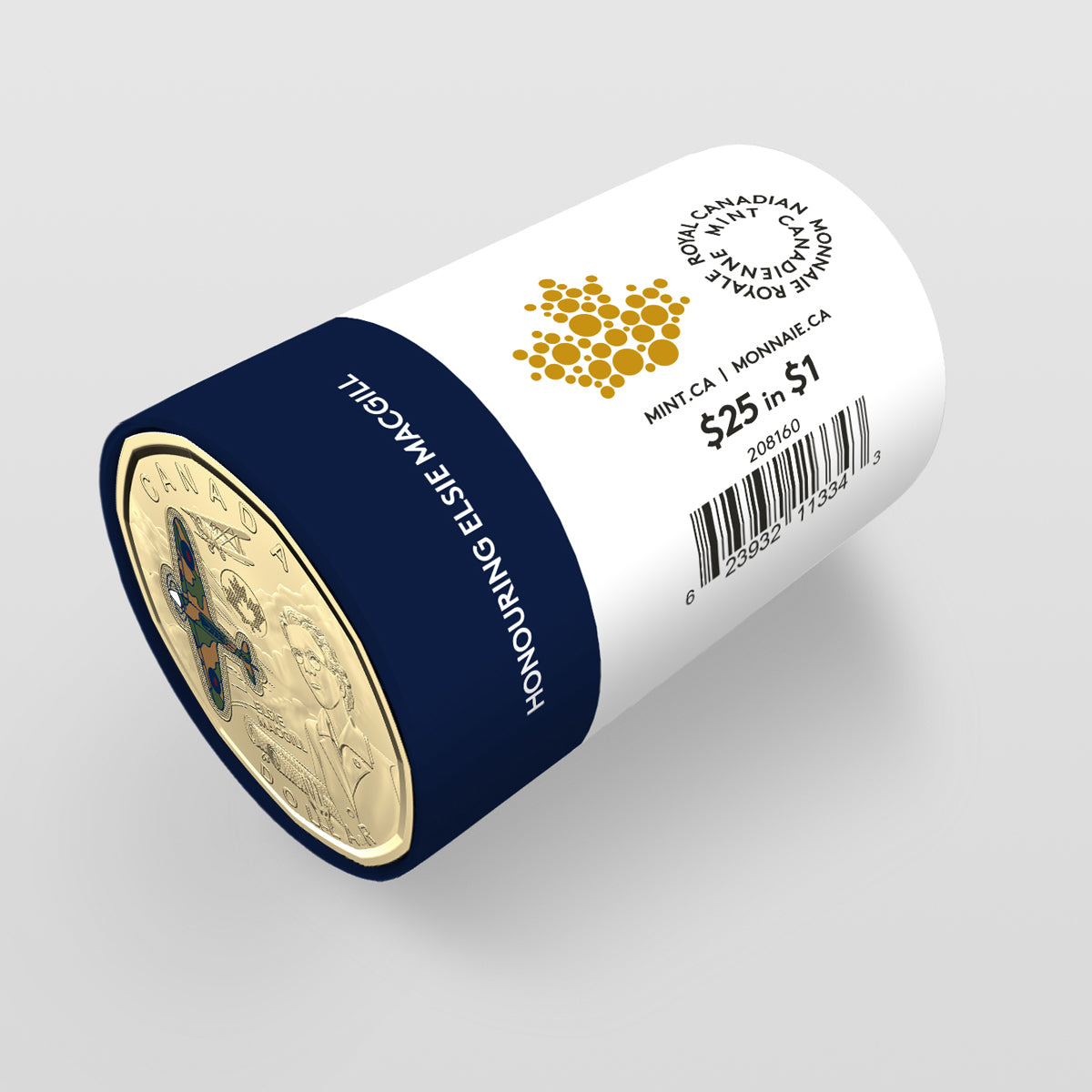 2023 $1 Honouring Elsie MacGill - Special Wrap Roll (Colourized)