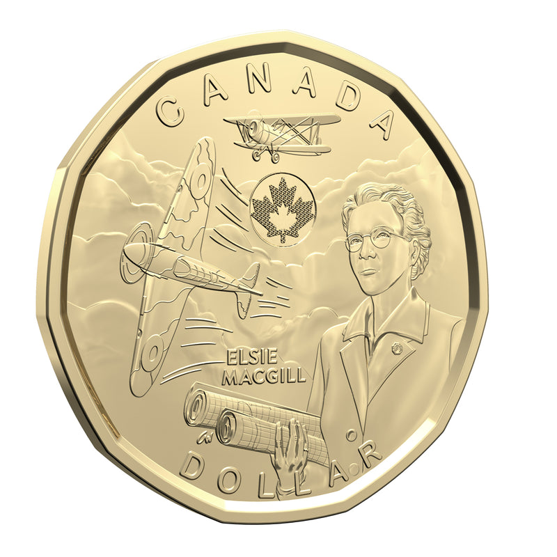 2023 $1 Honouring Elsie MacGill - Special Wrap Roll (Non-Colourized)