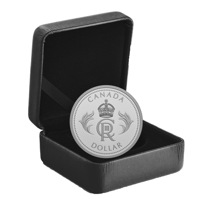 2023 $1 His Majesty King Charles III's Royal Cypher - Limited Edition Proof Silver Dollar