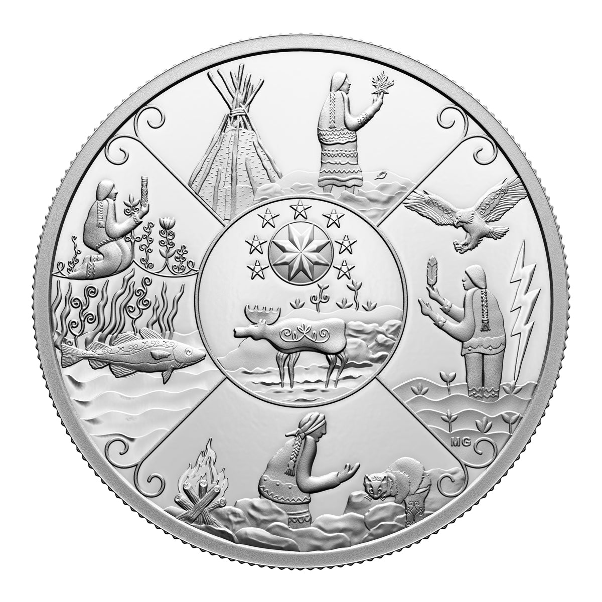 2023 $20 Generations: Mi'kmaq Creation Story - Pure Silver Coin