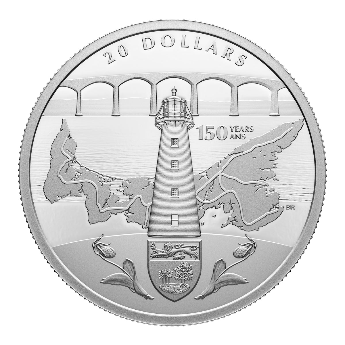 2023 $20 150th Anniversary of Prince Edward Island Joining Confederation - Pure Silver Coin