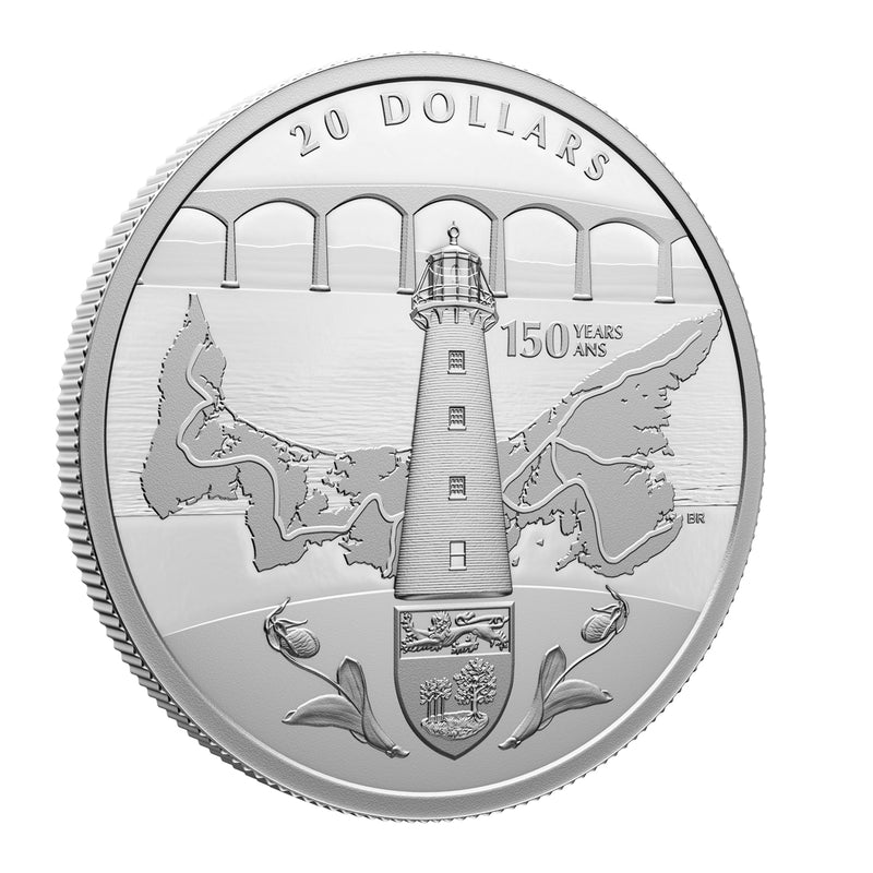 2023 $20 150th Anniversary of Prince Edward Island Joining Confederation - Pure Silver Coin