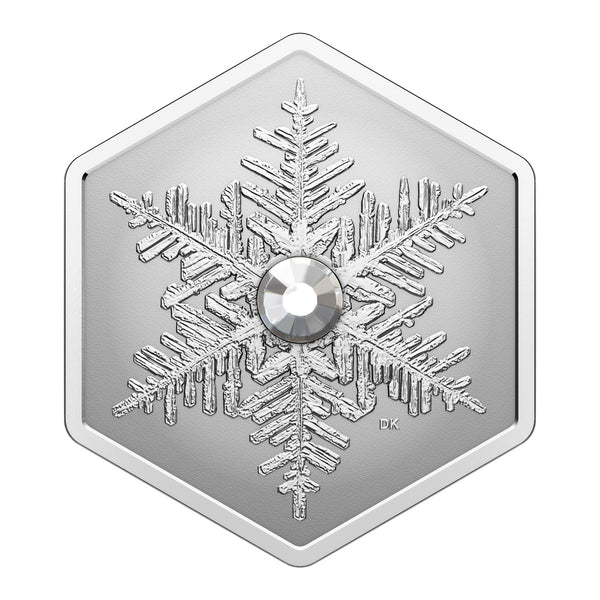 Elemetal 10 oz Silver Snowflake Bar (New)