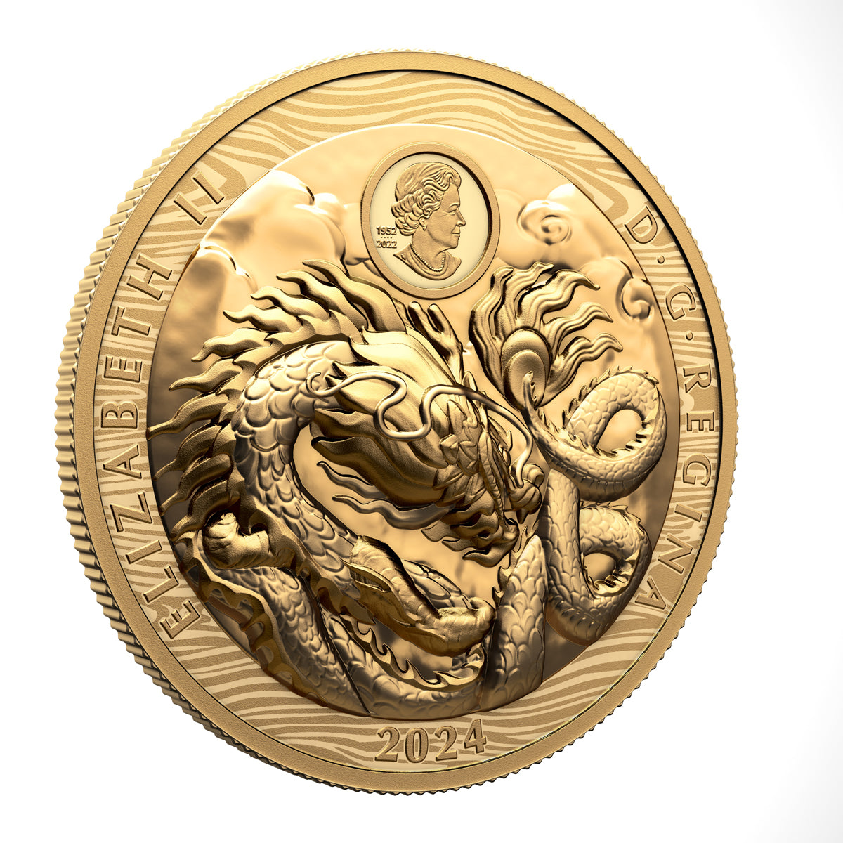 2024 $350 Year of the Dragon - Pure Gold Coin