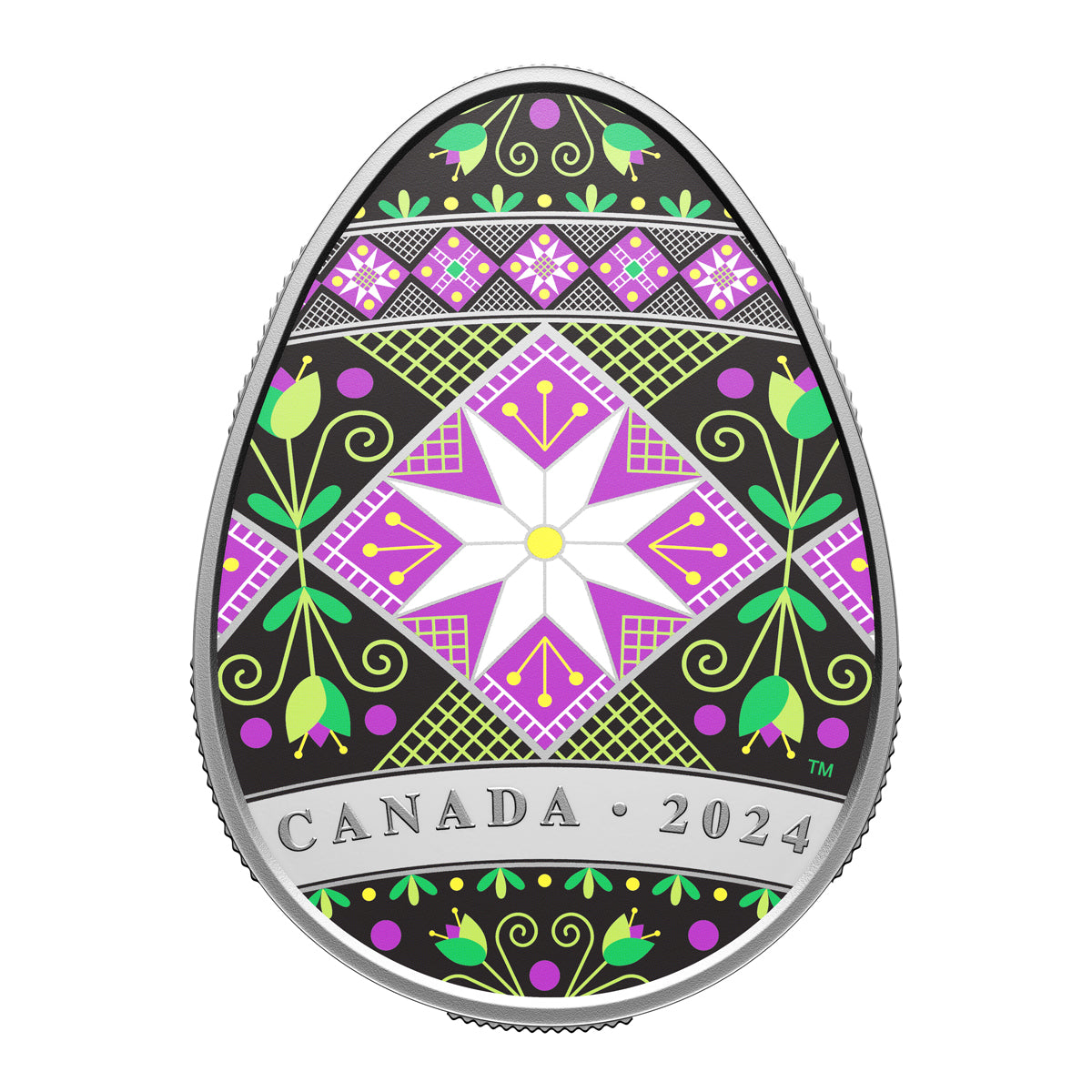 2024 $20 Pysanka - Fine Silver Coin