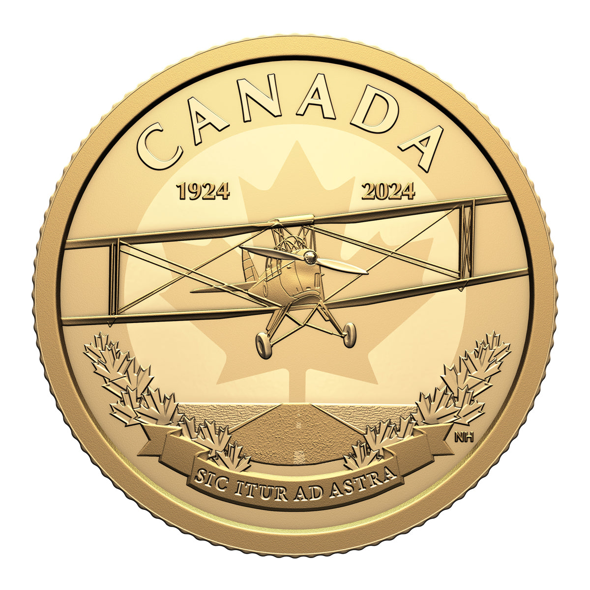 2024 $100 100th Anniversary of the Royal Canadian Air Force - Pure Gold Coin