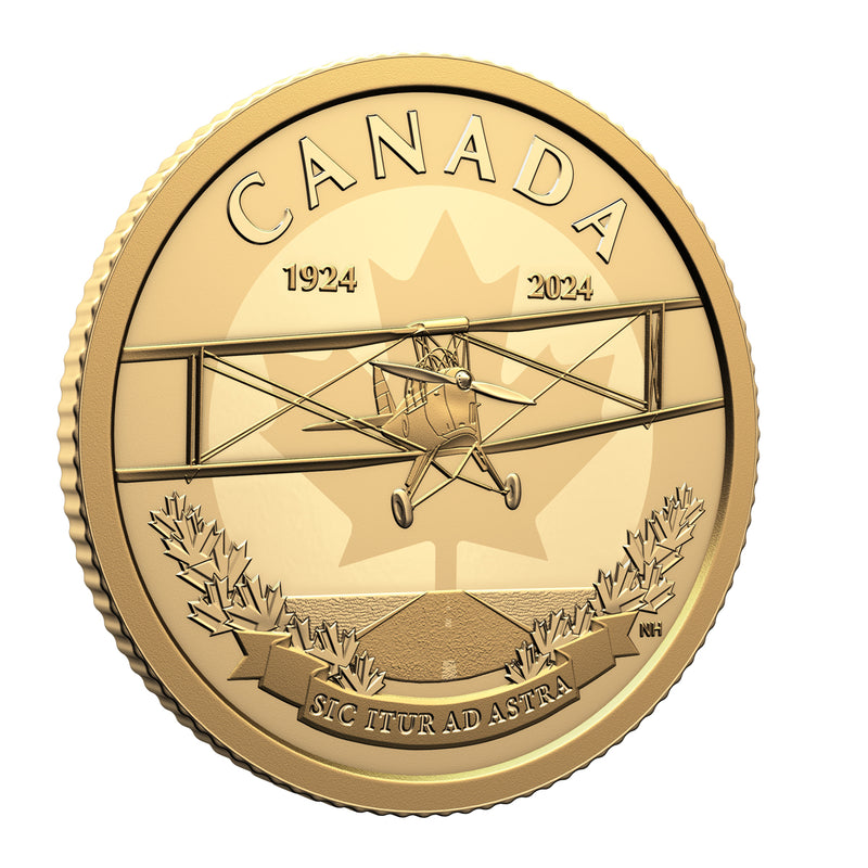 2024 $100 100th Anniversary of the Royal Canadian Air Force - Pure Gold Coin